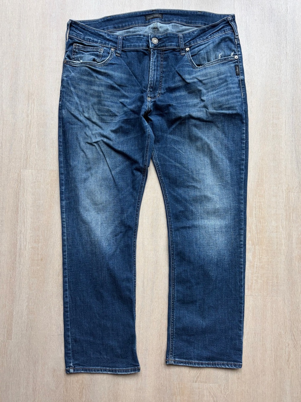 Y2K Silver Jeans
